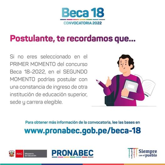 Beca 18-2022 – UTEA | Universidad Tecnológica De Los Andes